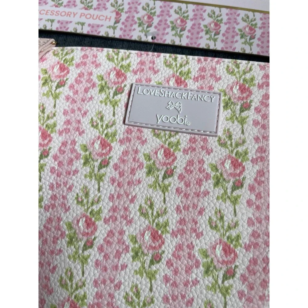 Love Shack Fancy Target - Yoobi Blooming Heirloom Flat Zip Pencil Case